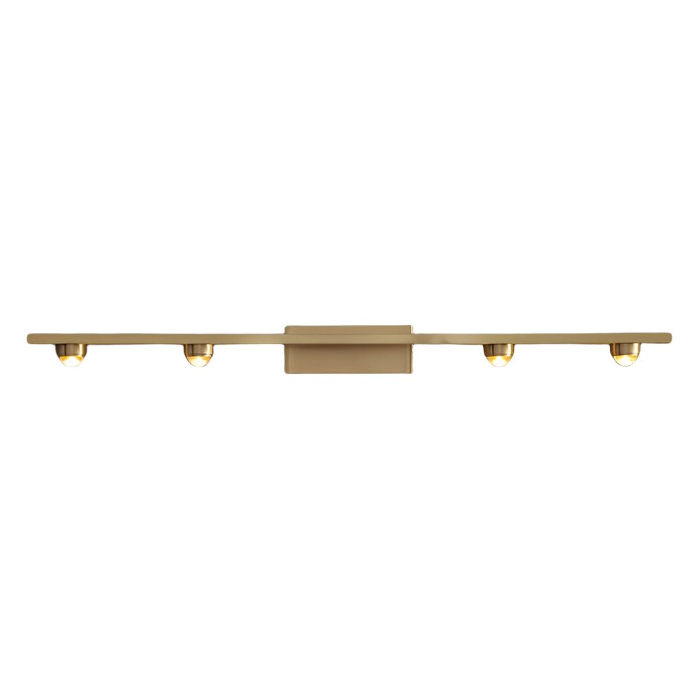 Linear LED Wall Washer Sconce — Copper and Glass, 3/4-Light, 9W/12W, 3000K Warm White