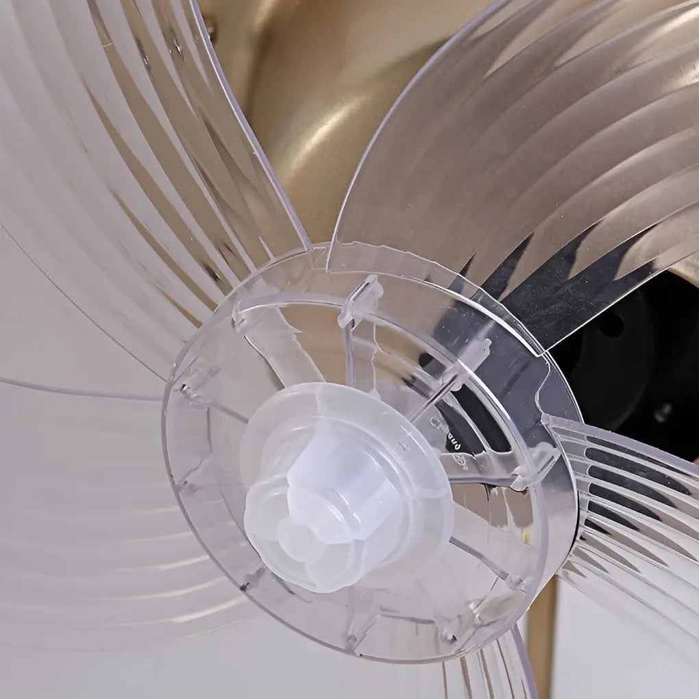 360° Rotating Dimmable LED Ceiling Fan Light with Remote Control - Silent Operation Luxe