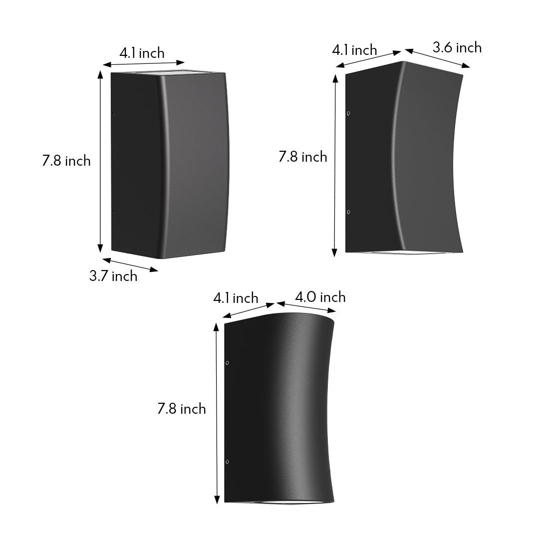 Modern Waterproof LED Up/Down Outdoor Wall Light