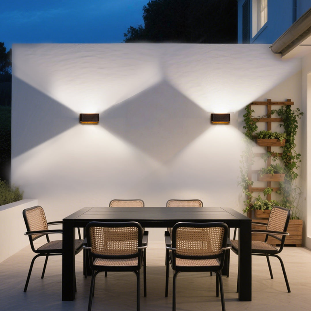 Minimalist Nordic Waterproof Outdoor Up and Down Wall Lights