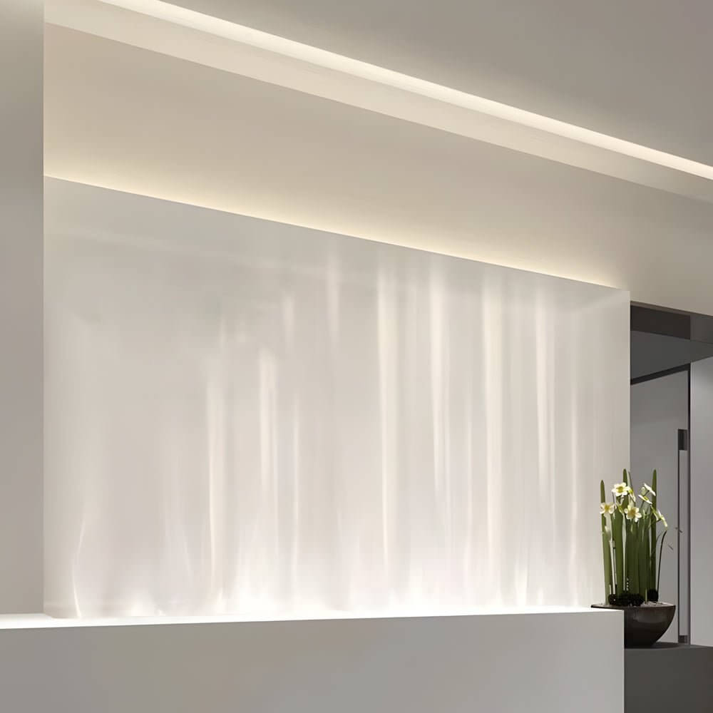 394 inch dynamic 3d ocean wave wall light fixture