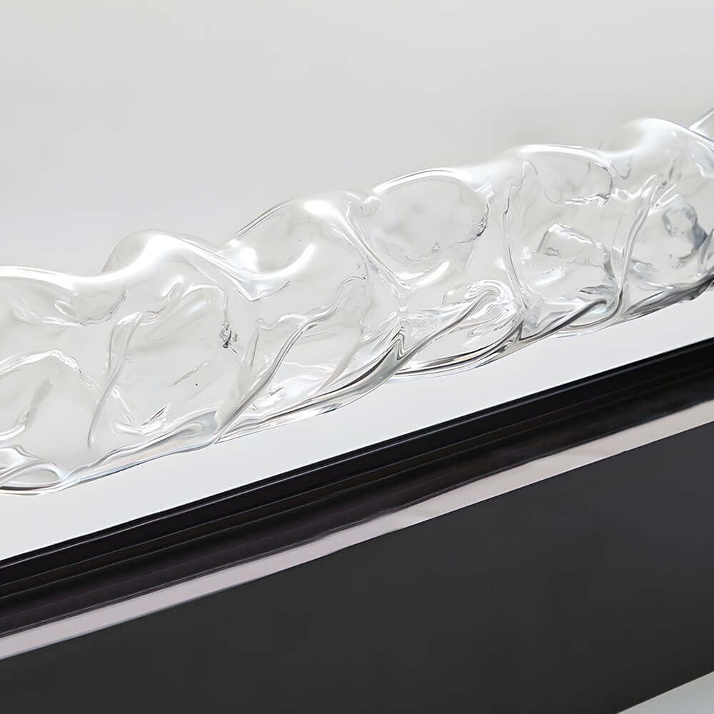 394 inch dynamic 3d ocean wave wall light fixture