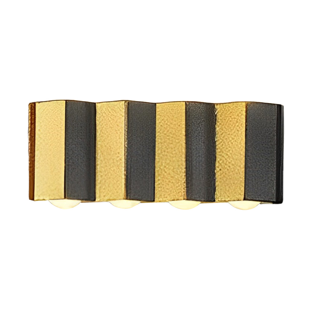Modern Up/Down Outdoor Wall Washer — Aluminum, LED 3000K, IP65, 4W–10W, Black or Gold