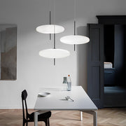 Round Acrylic Pendant Chandelier — Iron and Acrylic, E27 5W × 5-Light, 19.7" Diameter