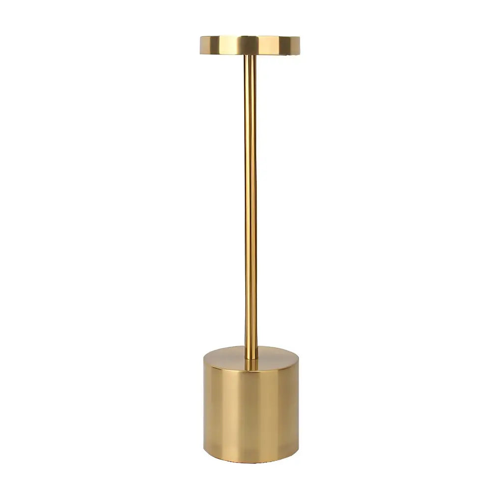 Modern Rechargeable Portable LED Rod Table Lamp - Cordless Design Luxe