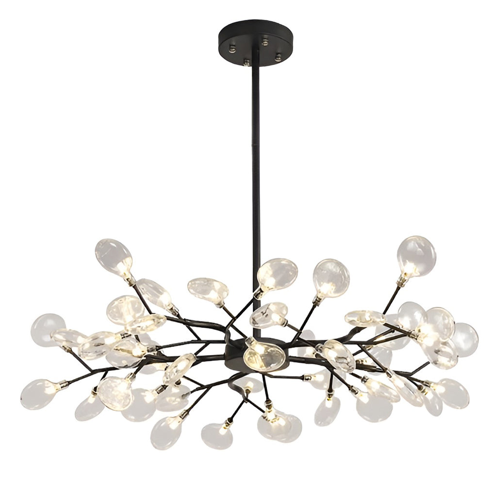 Branch Chandelier — Iron and Acrylic, 36/45/54-Light, G4, 3000K Warm White