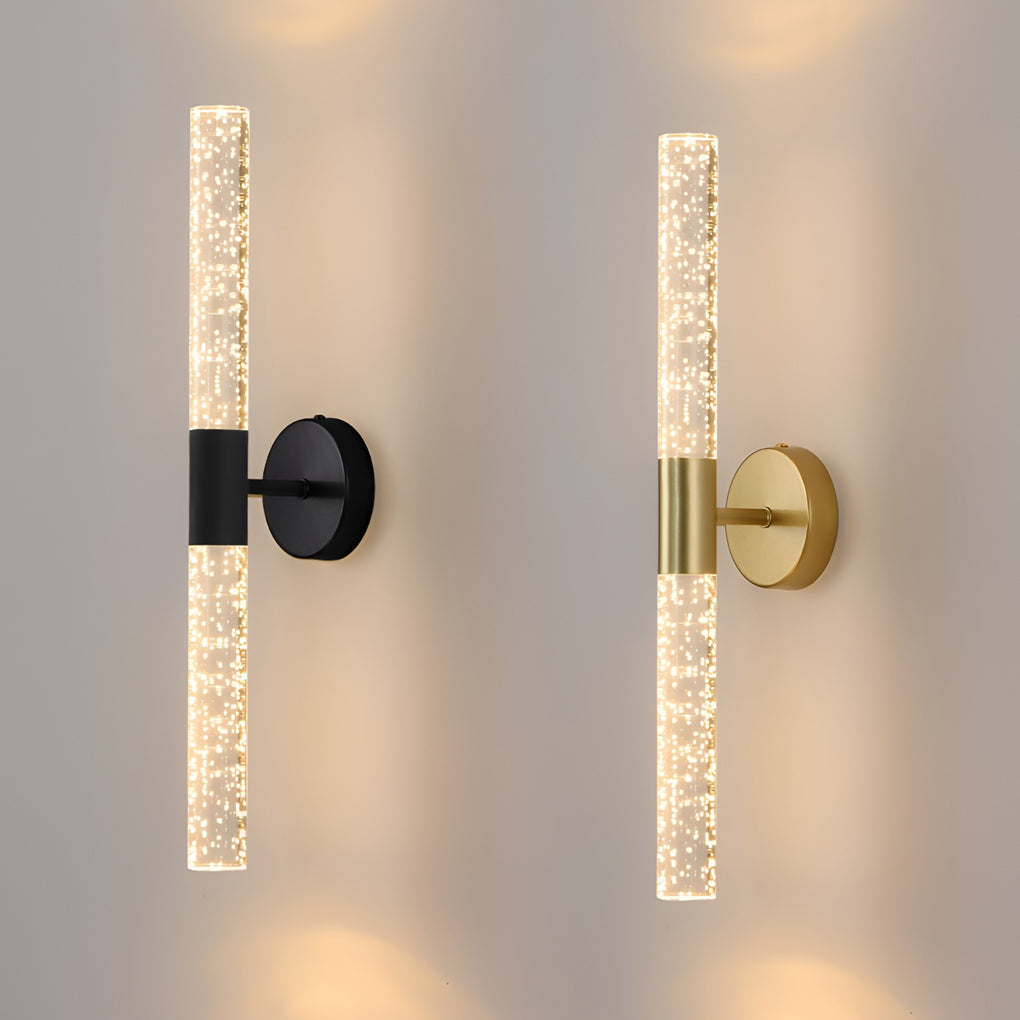 Cylinder Up/Down Wall Sconce — Iron and Acrylic, 14W LED, 3000K/6000K, 20.1" Height