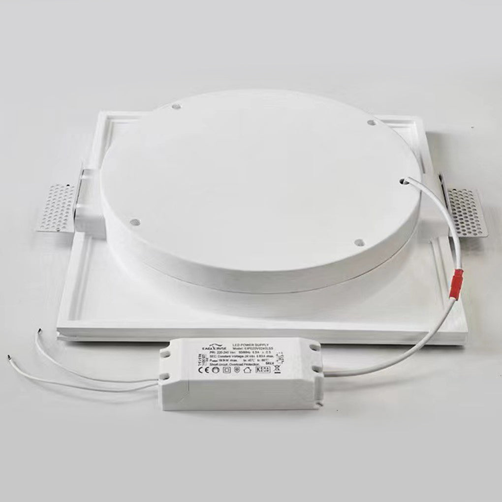 anti glare moon inspired led embedded wall light for background walls