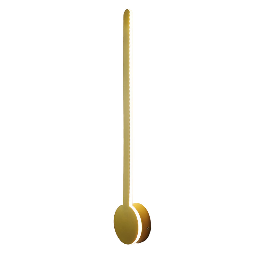 Linear LED Wall Sconce — Black, Gold, or White, Rust-Proof Hardware, 16"/24"/31"