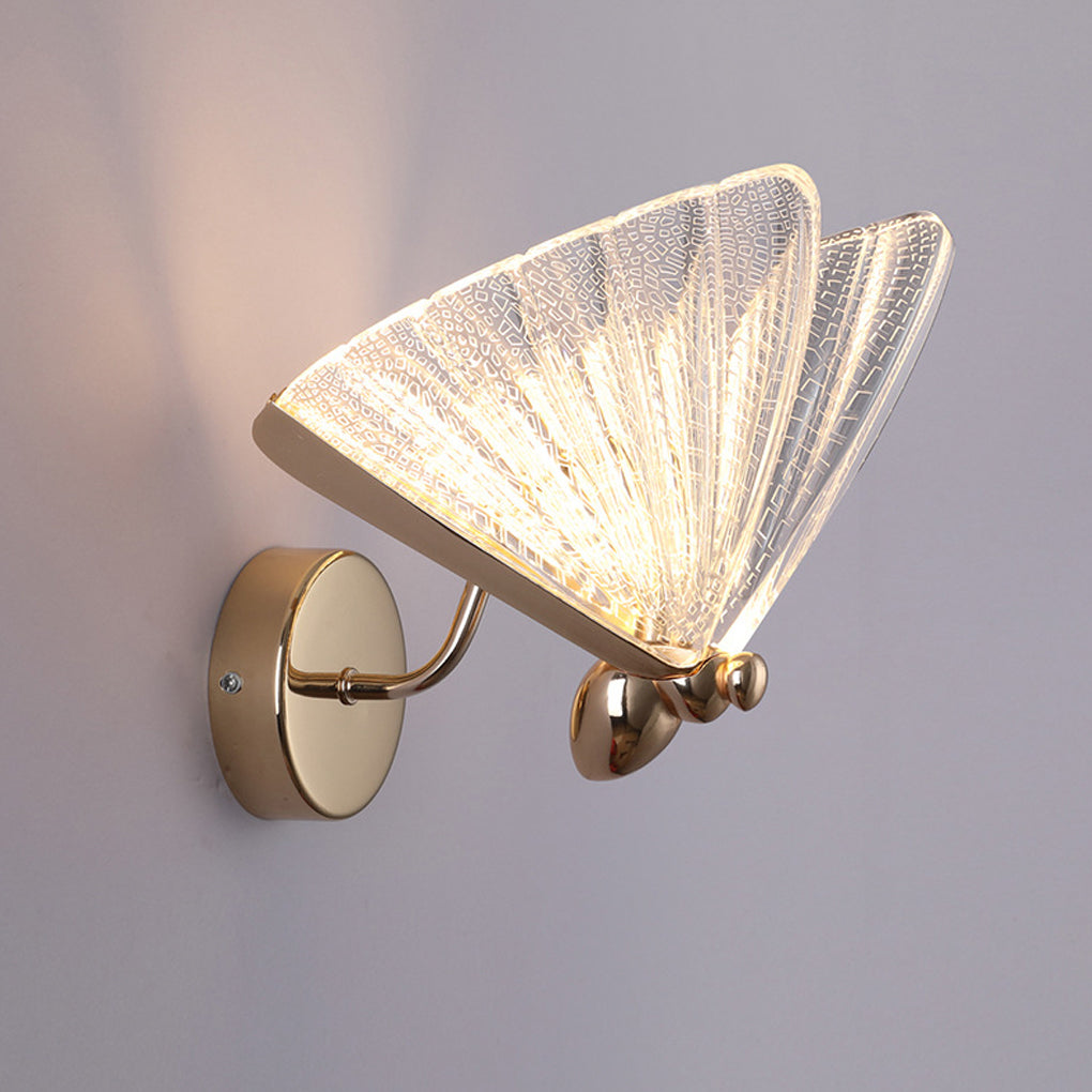 Butterfly Wall Sconce — Zinc Alloy and Acrylic, 4W LED, Warm to Daylight