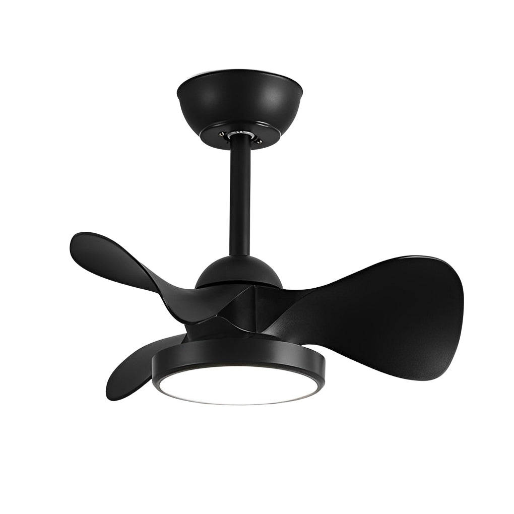 3-Blade Ceiling Fan Light — ABS & PMMA, Dimmable LED, 6-Speed DC Motor, Remote Control, 21.7" Diameter
