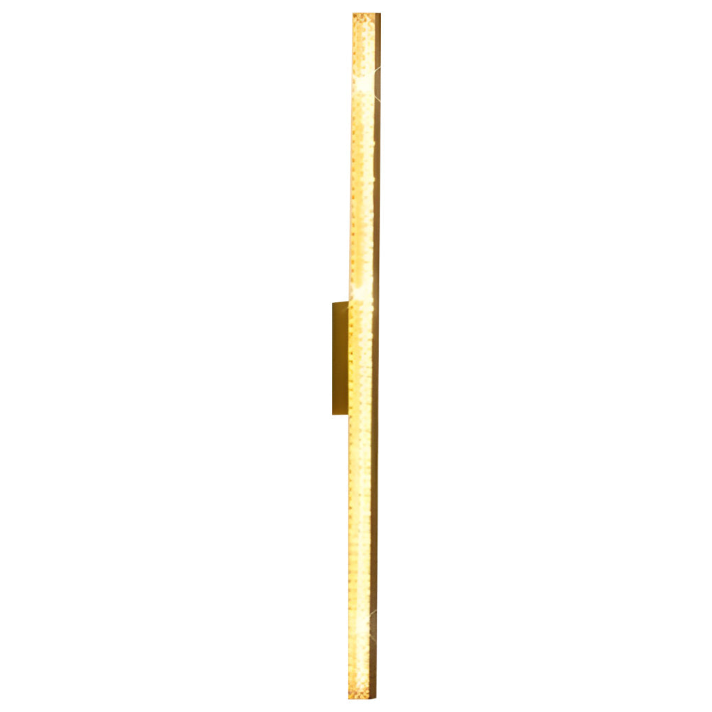 Sword Linear Wall Sconce — Acrylic, Iron, 41", 3-Step Dimming, Remote Control, Black / White / Gold