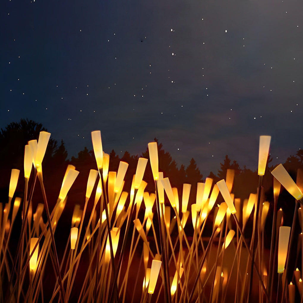 Reed Acrylic Frosted Landscape Stake Lights, 10-Pack — Stainless Steel, LED 3W, IP54 Weatherproof, 12V Hardwired, Warm White
