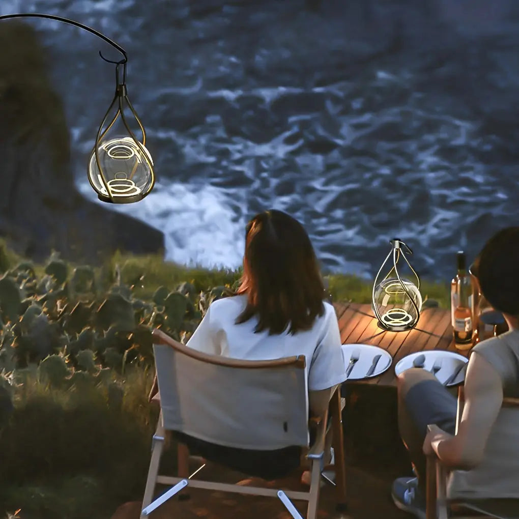 Portable Waterproof LED Night Lights with Creative Metal Design - USB Rechargeable Luxe
