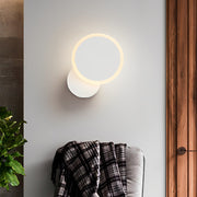 Round Rotatable LED Wall Sconce — Iron and Acrylic, 7W, 3000K / 6000K, 6" Diameter