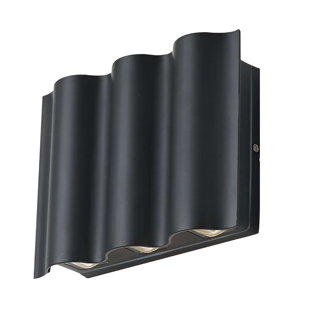 cool led wave wall sconces for outdoor use up and down wall mounted lights