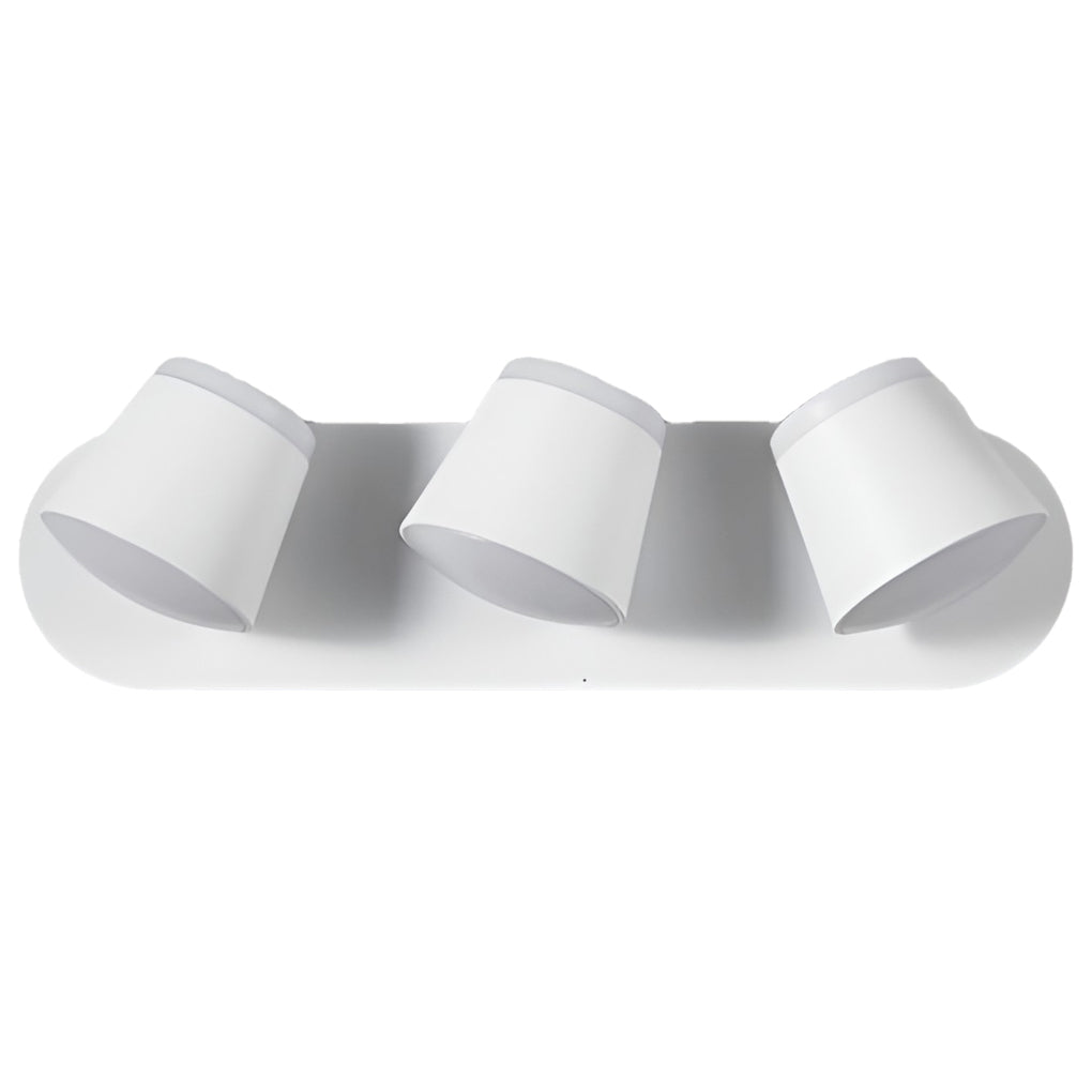 Modern Adjustable Up/Down LED Wall Sconce — Die-Cast Aluminum, Rotatable, 1-, 2-, or 3-Light