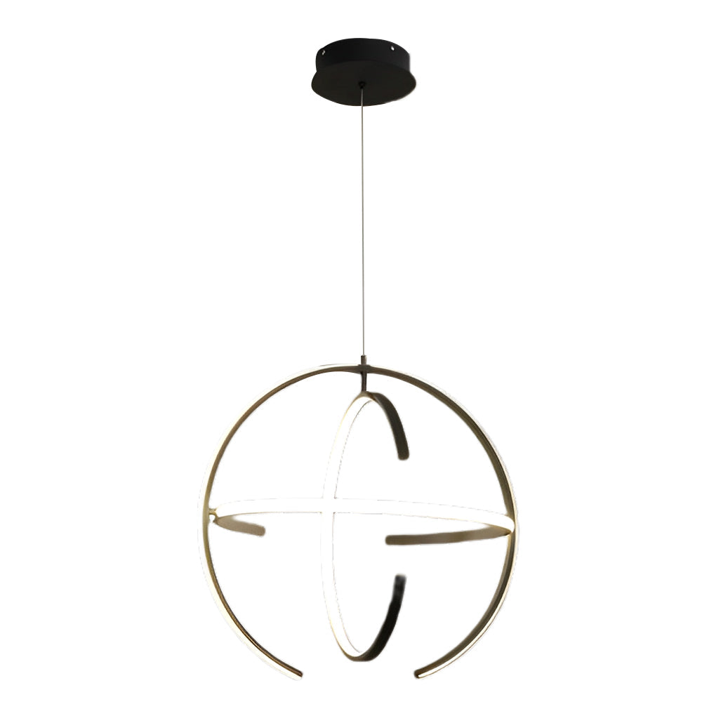 Adjustable Modern LED Pendant Chandelier — Aluminum, 180° Articulating, 14"/18"/22"