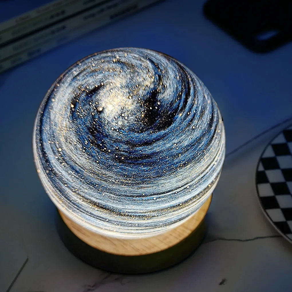Starry Dreamy Galaxy Globe Lamp for Kids and Babies Luxe