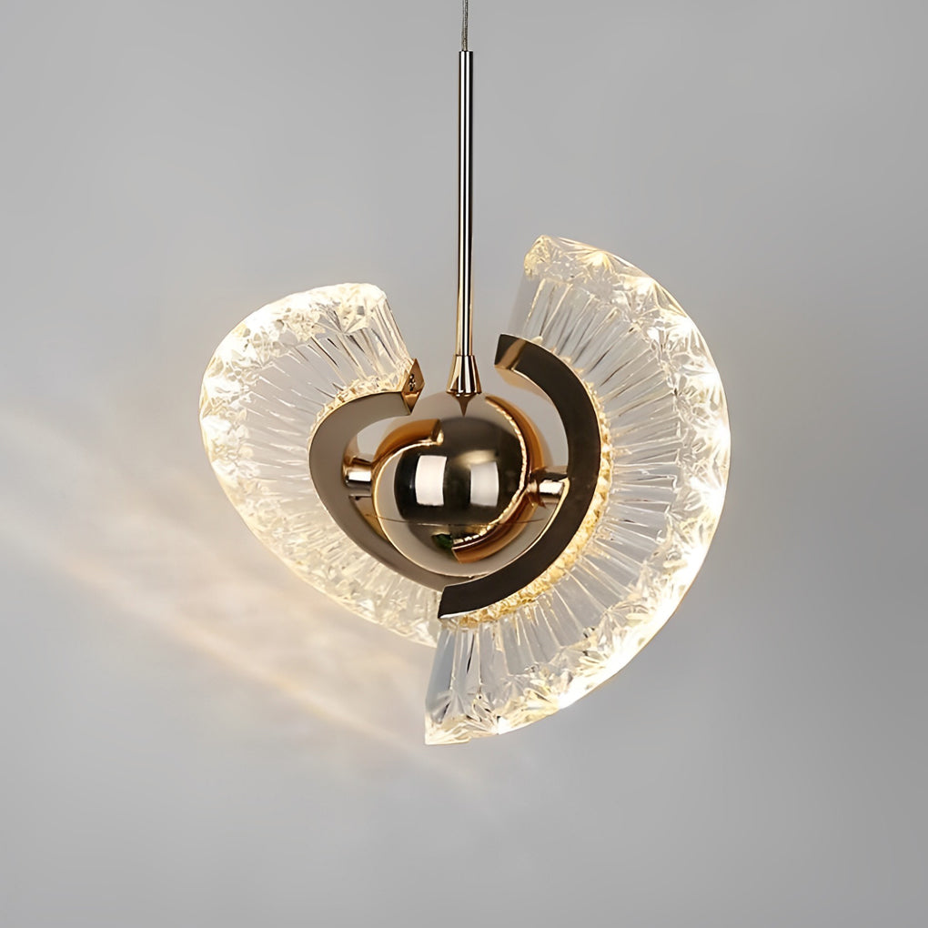 Circular Anodized Acrylic Mini Pendant — LED Integrated, 7" Diameter, 3000K / 6000K