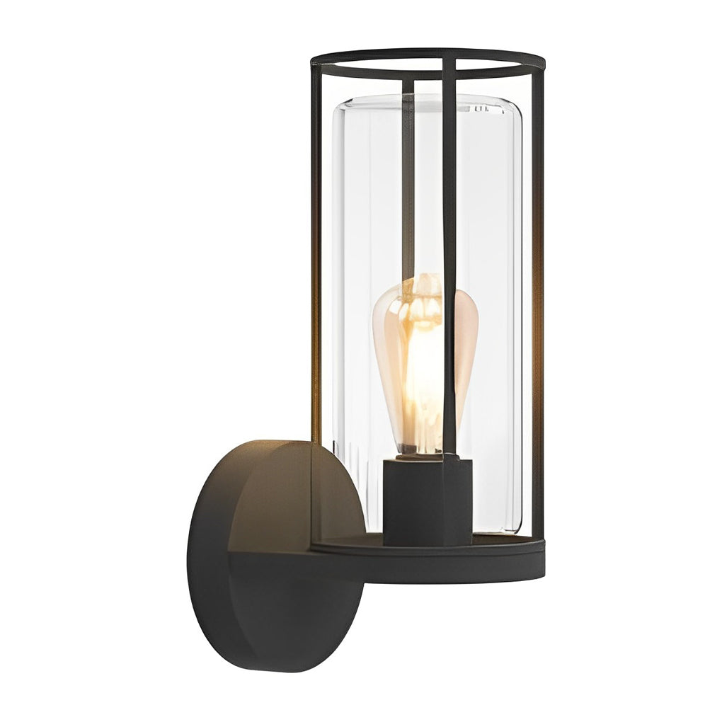 Minimalist Round Outdoor Light — Stainless Steel & Acrylic, E27, IP65, Wall or Post Mount
