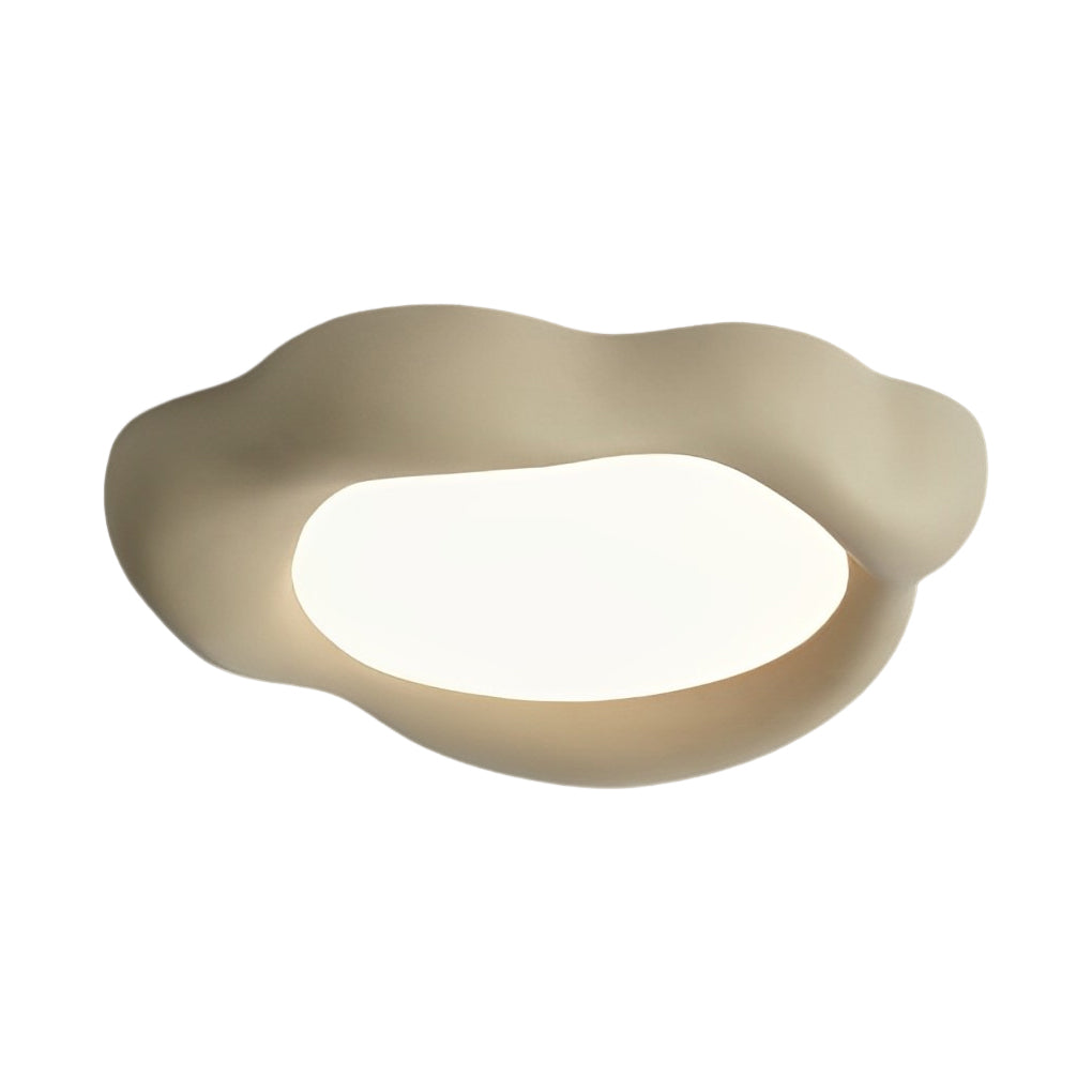 Handmade Japanese-Style Ceiling Lights with LED and Three-Step Dimming - Clouds Design