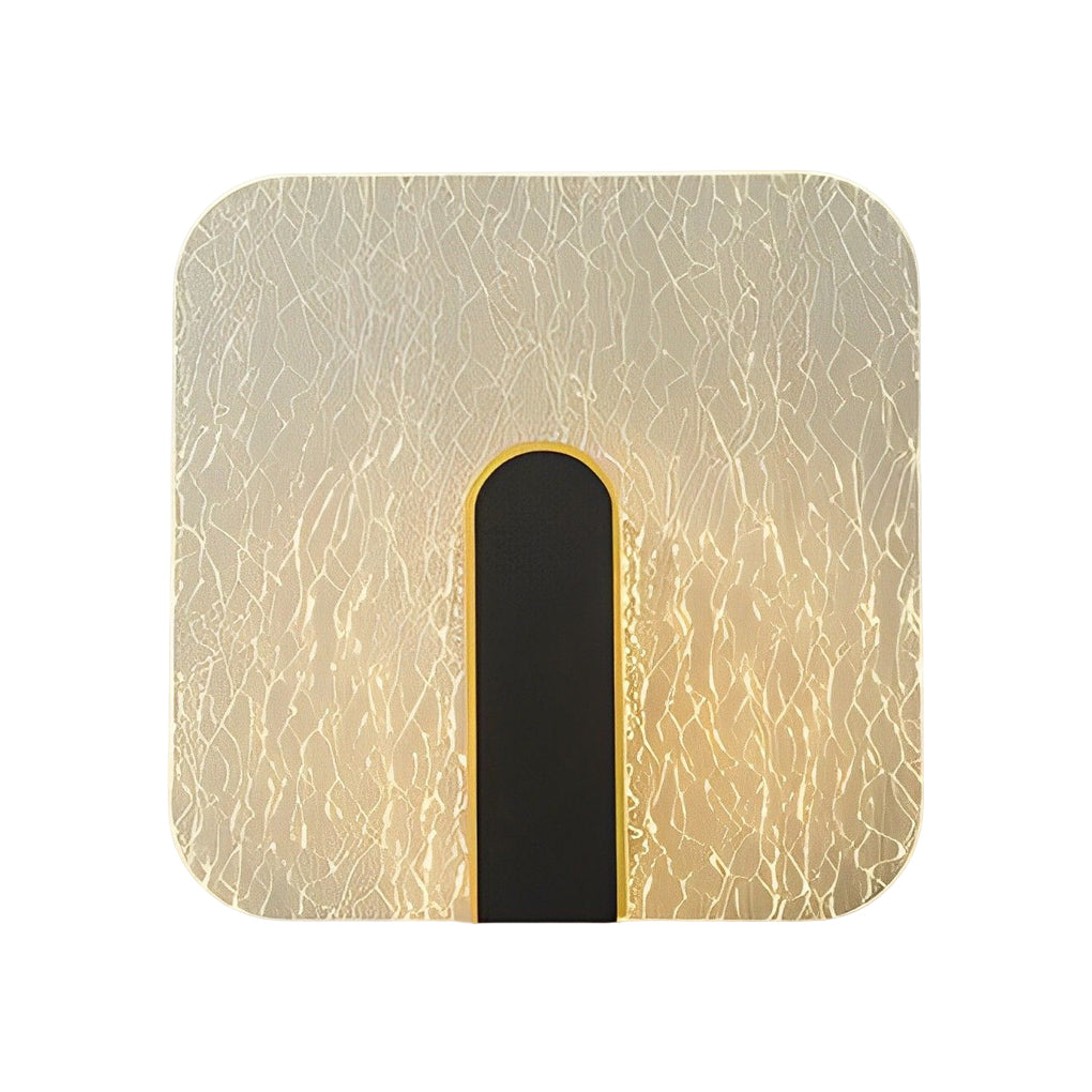 Modern Minimalist Round & Square LED Wall Sconce — Acrylic, 5W Warm White (3000K), Bedside