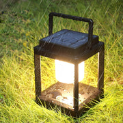 Portable Solar & USB Outdoor Lantern — LED, IP44 Weatherproof, 3000K / 6500K, 5" × 7"