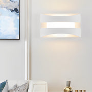 Minimalist Nordic Rectangular LED Wall Sconce for Bedside Lighting