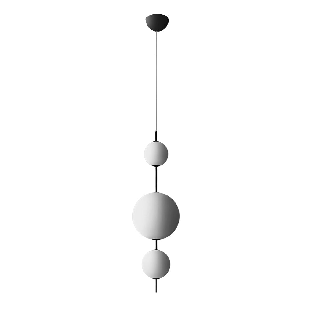Gourd Glass Ball Mini Pendant — Iron and Glass, LED, Warm White / Daylight, 8"–10" Diameter