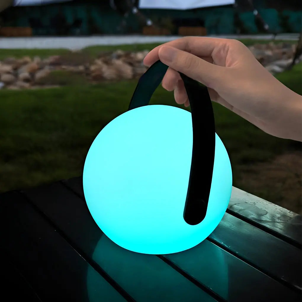 6-Inch Portable RGB Sphere Table Lamp with Colorful Ambient Lighting Luxe