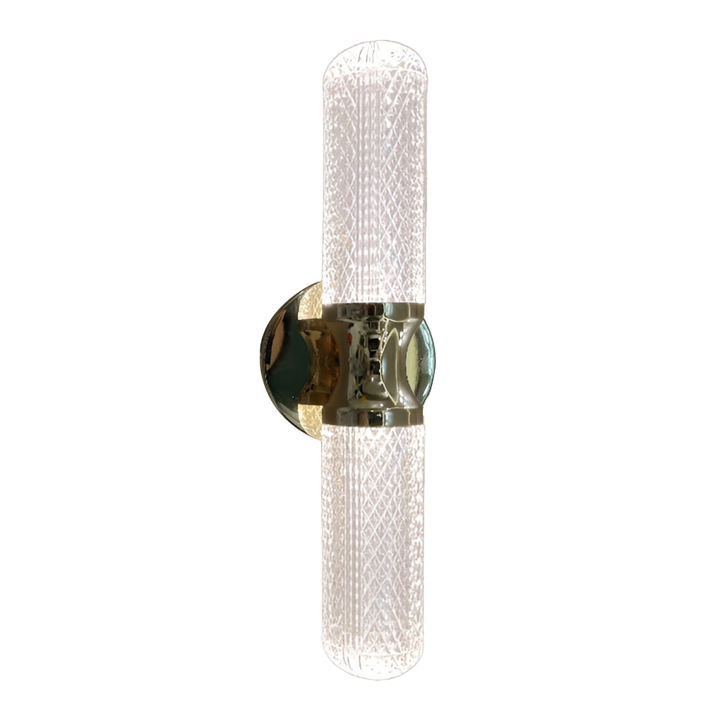 Modern Minimalist Up/Down Wall Sconce — Acrylic & Hardware, LED 8W, Three-Step Dimming, 3000K/4000K/6000K