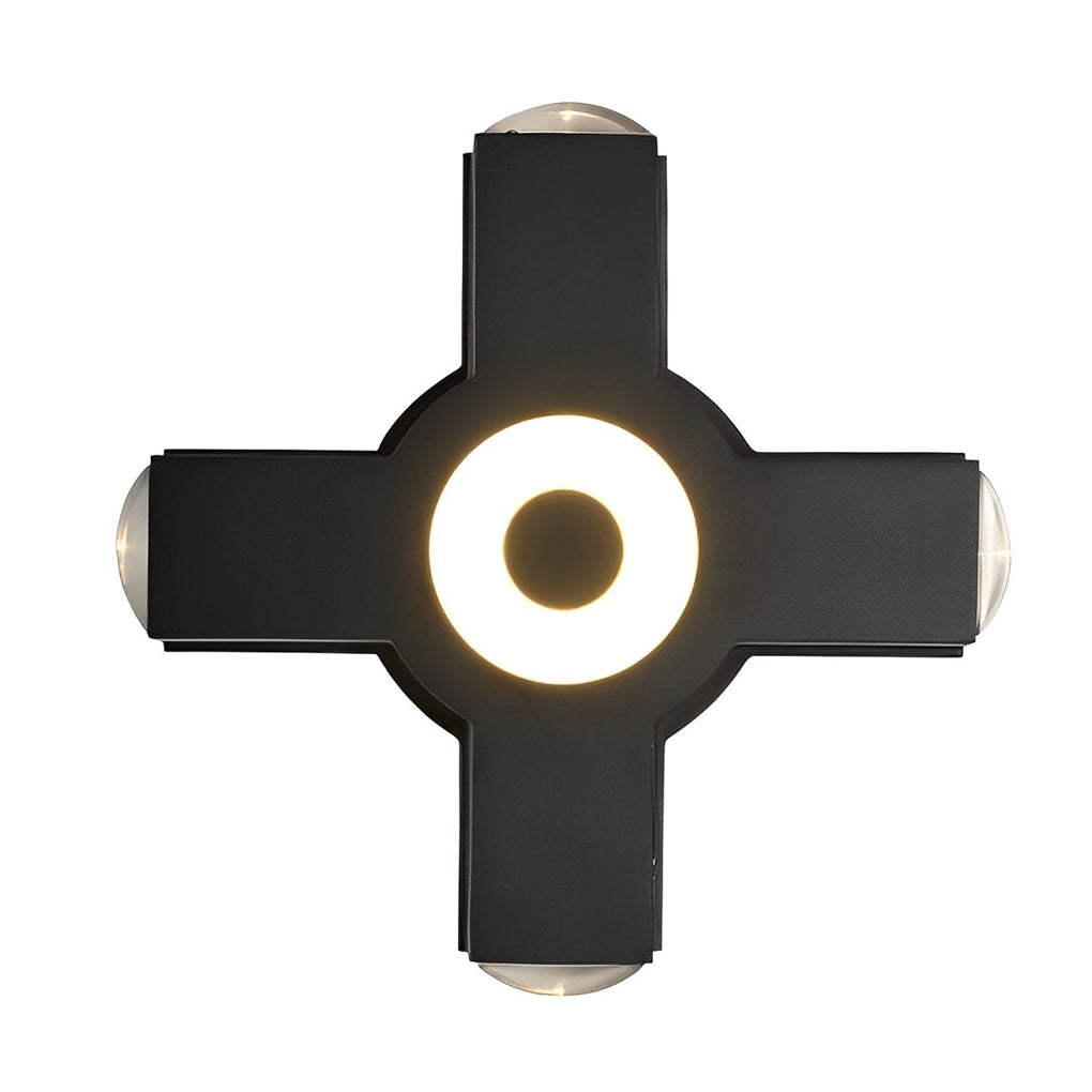 Up/Down Outdoor Wall Washer Sconce — Aluminum, LED, Waterproof, 2-, 3-, or 4-Light