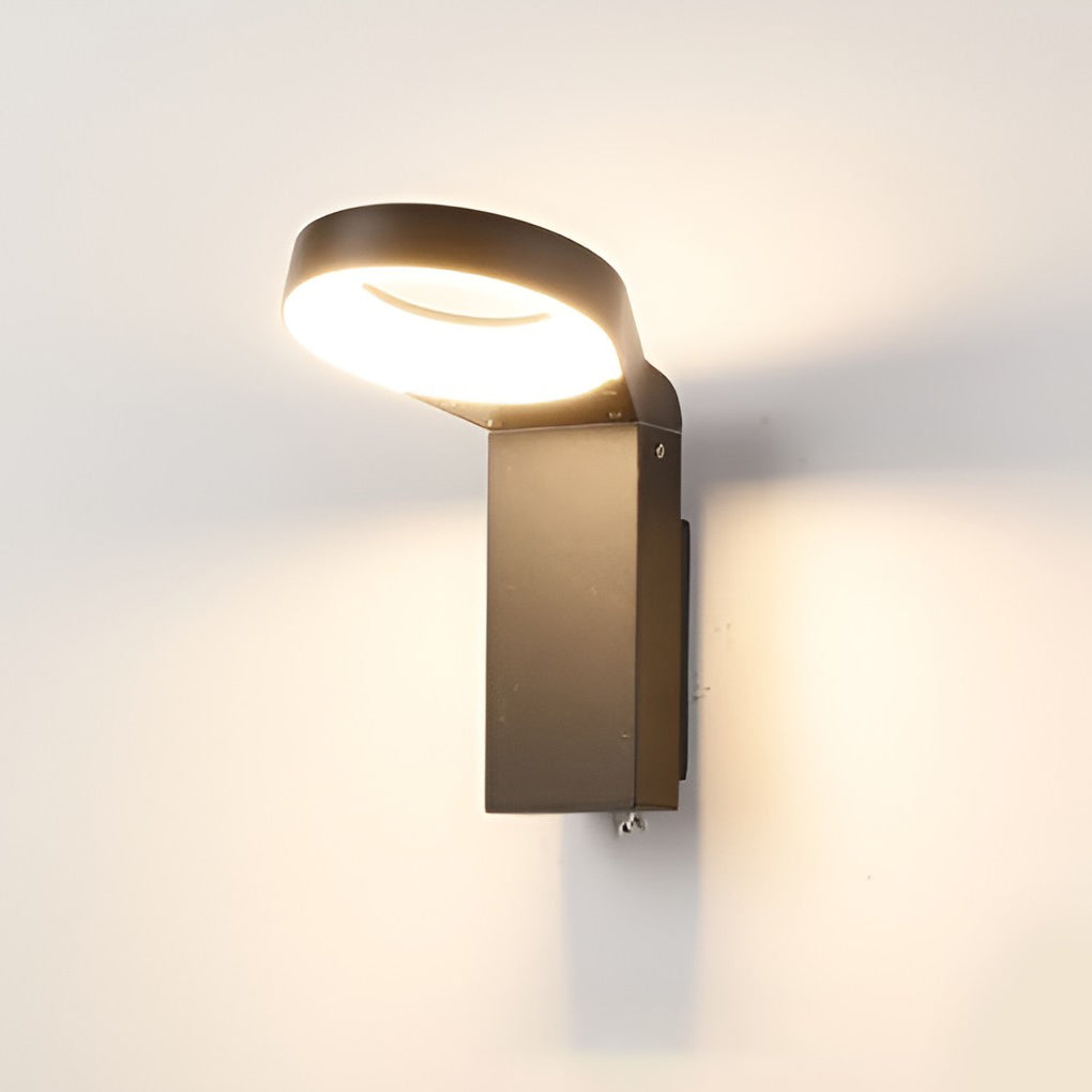 Ring LED Landscape Light — Die-Cast Aluminum, 18W, IP54, Warm White 3000K, Wall or Bollard