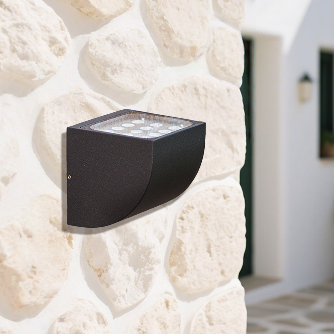 Waterproof Industrial Outdoor Wall Sconce with Replaceable Directional Light