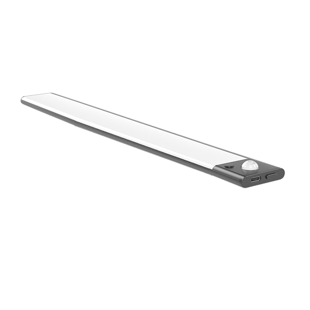 Magnetic Under-Cabinet Sensor Light — Aluminum, LED, Three-Color Dimming (3000K/4000K/6000K), Stepless Dimming, USB Rechargeable