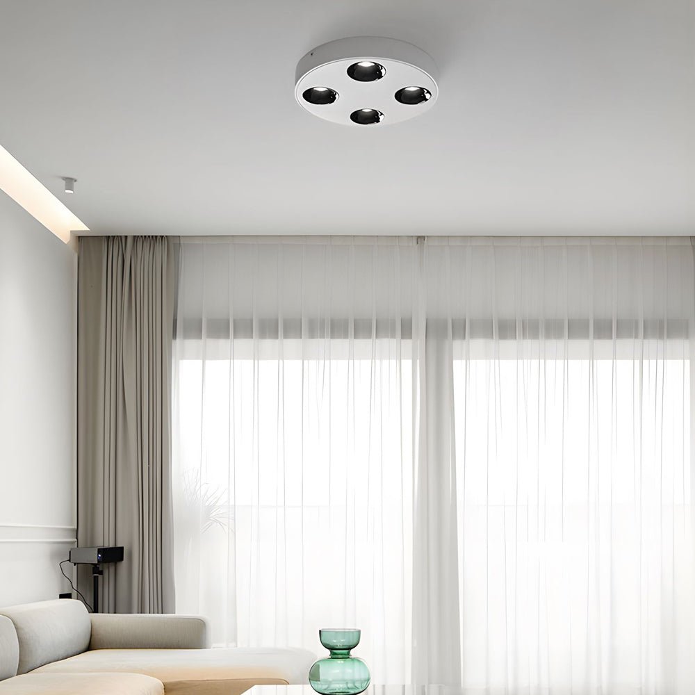 4 light led flush mount ceiling light for bathroom 91 inch peg design