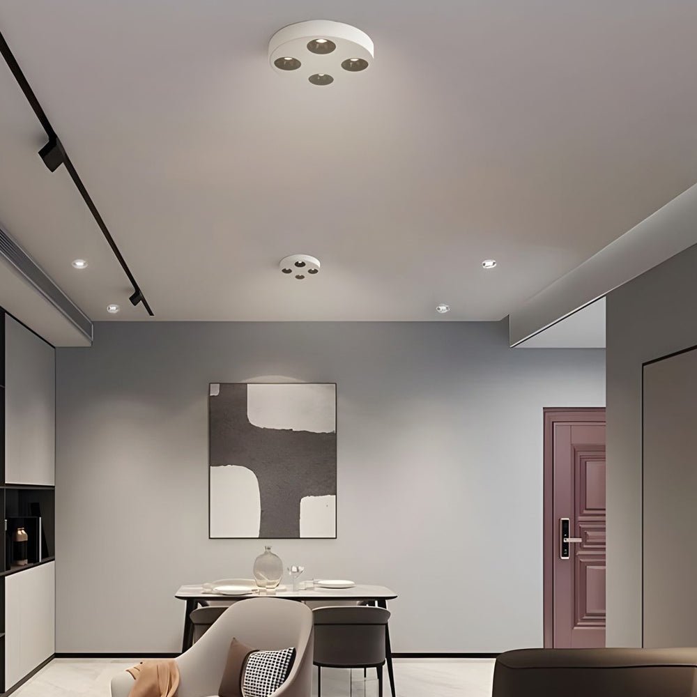 4 light led flush mount ceiling light for bathroom 91 inch peg design