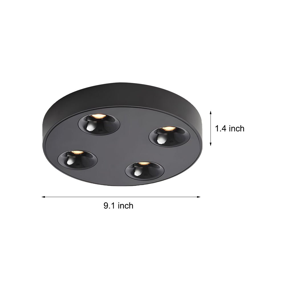 4 light led flush mount ceiling light for bathroom 91 inch peg design