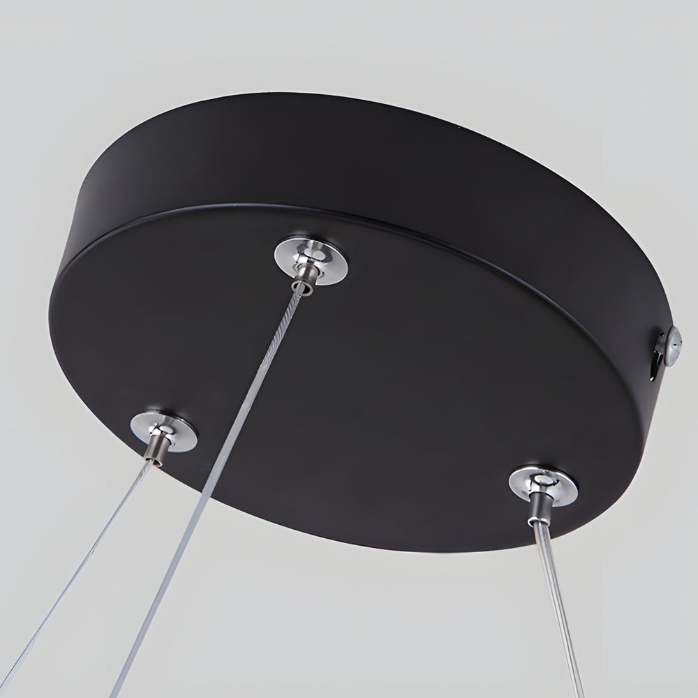 Y-Shaped Linear LED Pendant Light, Set of 4 — Iron, Modern, 18W–45W, 5000K–6500K, Adjustable Hanging Length