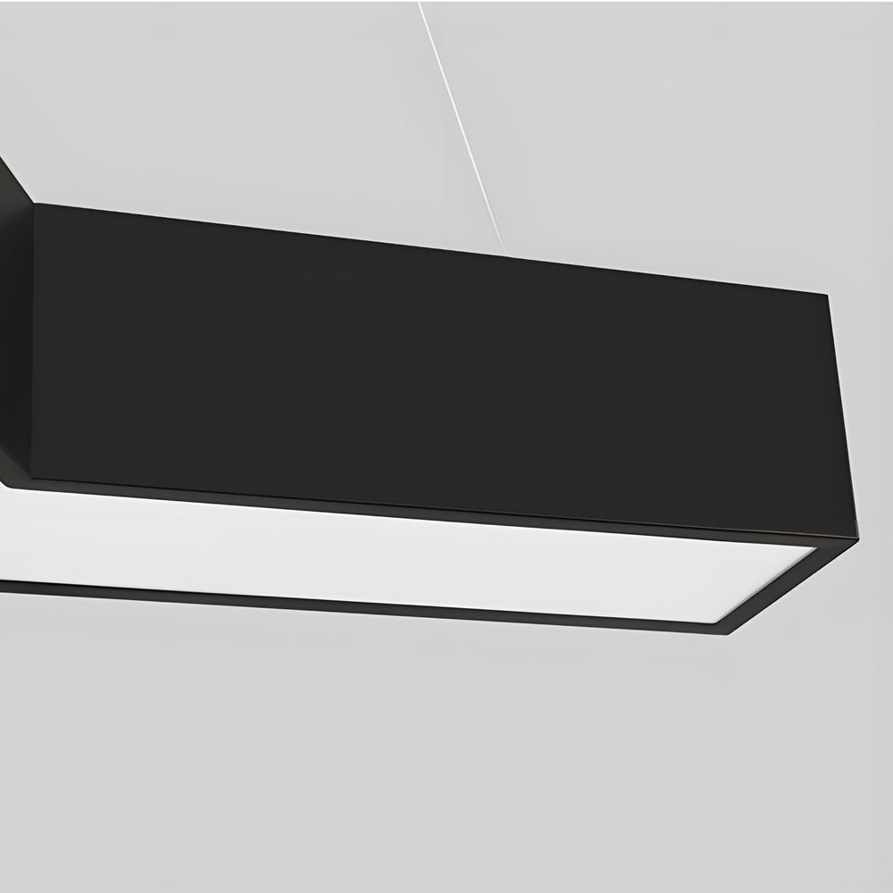 Y-Shaped Linear LED Pendant Light, Set of 4 — Iron, Modern, 18W–45W, 5000K–6500K, Adjustable Hanging Length