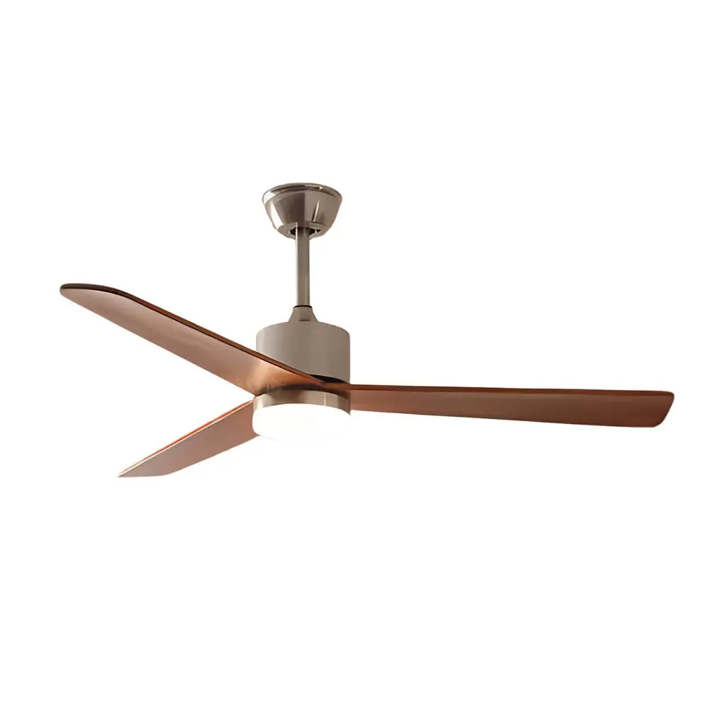 42"/52" LED Wood Ceiling Fan with 3 Blades and Remote Control Luxe