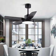 46-Inch LED Ceiling Fan with 6-Speed Settings, Remote Control, and 5 Quiet Reversible Blades Luxe