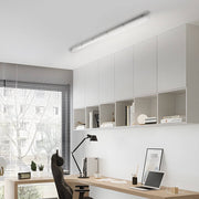 47 inch led flush mount ceiling light with white vapor tight fixture adjustable 3000k5000k6500k color temperatures