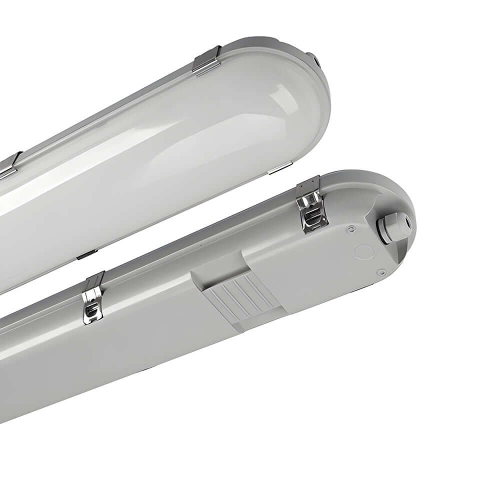 47 inch led flush mount ceiling light with white vapor tight fixture adjustable 3000k5000k6500k color temperatures