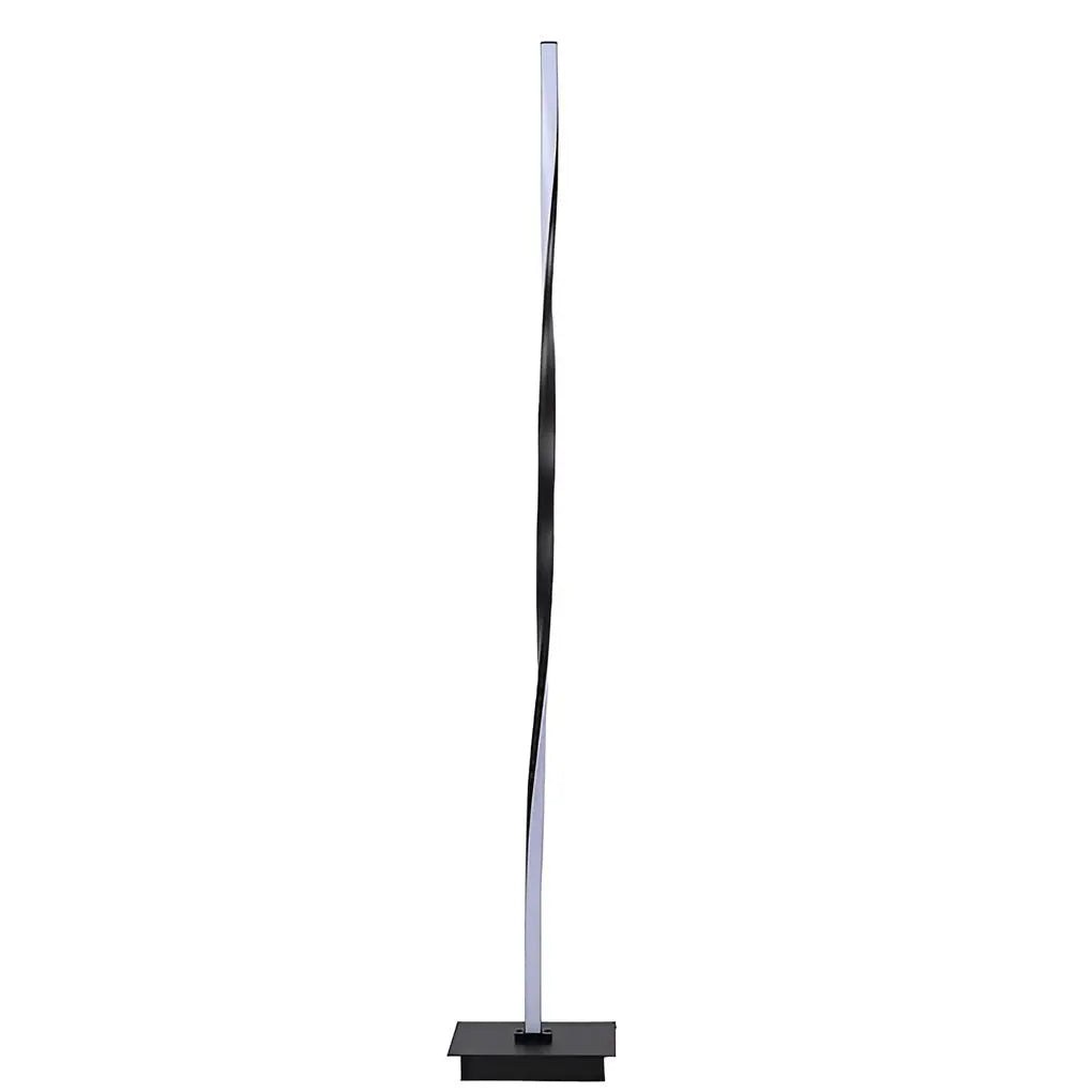 49-Inch Twisted LED Floor Lamp Luxe
