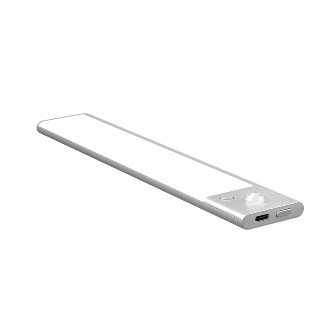 Magnetic Under-Cabinet Sensor Light — Aluminum, LED, Three-Color Dimming (3000K/4000K/6000K), Stepless Dimming, USB Rechargeable