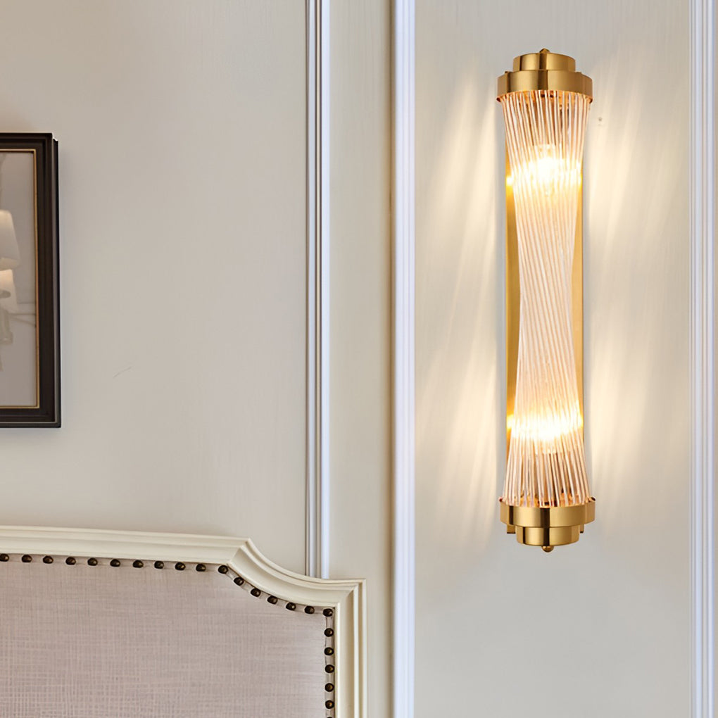 Adjustable Crystal Wall Sconce — Gold, E14, Warm White 3000K, 16" or 24"