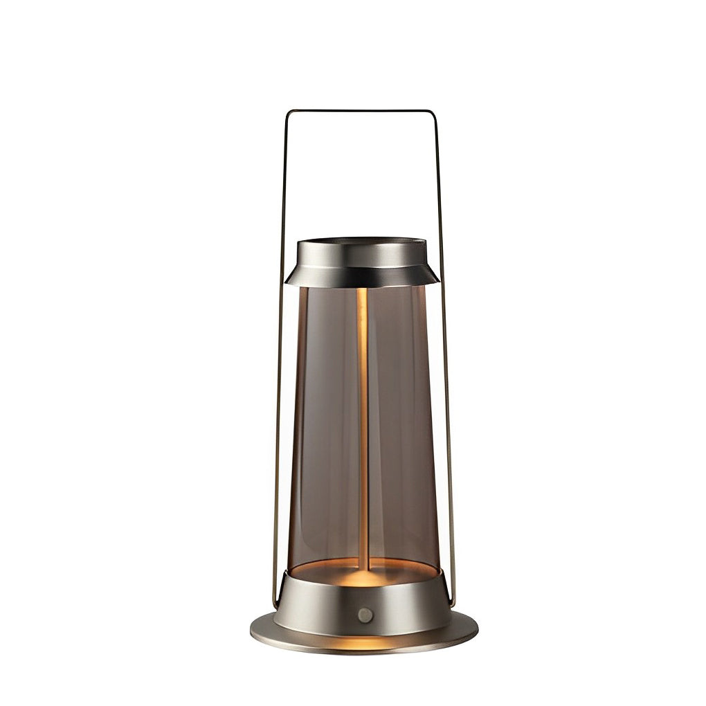 Rechargeable Portable LED Camping Lantern — USB 5V, Touch Dimming, IP55 Waterproof, 6000mAh, 4W, 6" × 14"