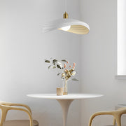 Wabi-Sabi Resin Chandelier — Hand-Molded, Electroplated Hardware, E27, 3000K Warm White